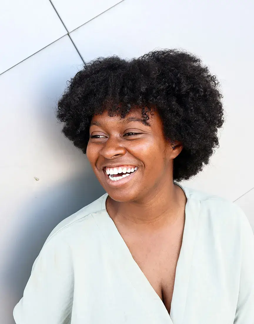 Find Clarity and Support Young woman laughing