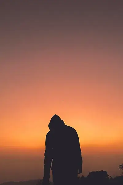 sunset-silhouette The silhouette of a man with Obsessive Compulsive Disorder